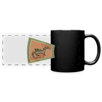 otter - Full Colour Panoramic Mug - black - Front