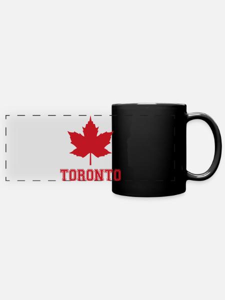 Toronto - Panorama-Tasse farbig - Schwarz