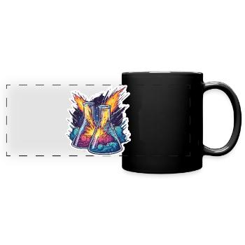 Lab Geek Bildungsquadrantid Meteorstrom-Erlebnis - Panorama-Tasse farbig - Schwarz - Vorne