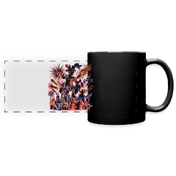 Fallas De Valencia Risographie - Mug panoramique uni - noir - Devant