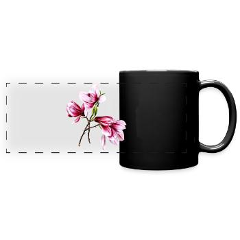 Still Growing - Panorama-Tasse farbig - Schwarz - Vorne