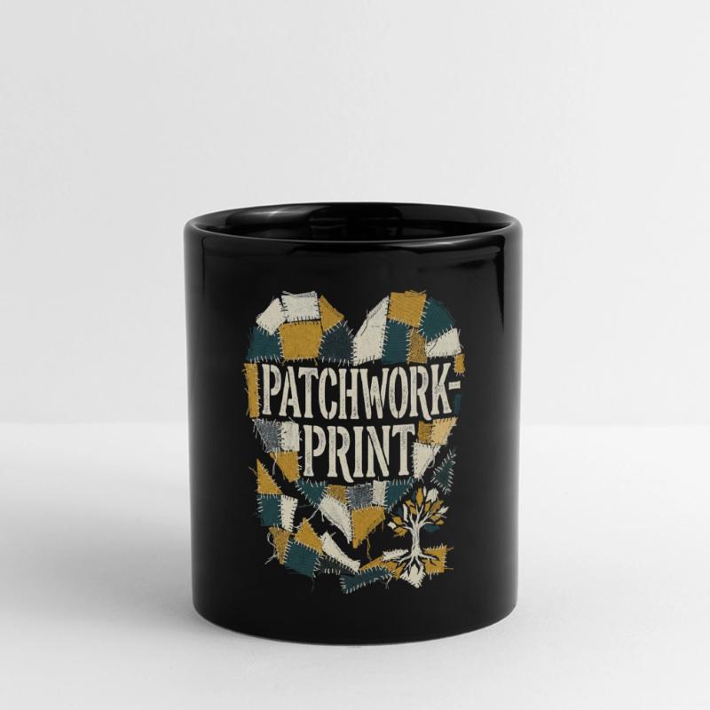 Impression patchwork Mug panoramique uni