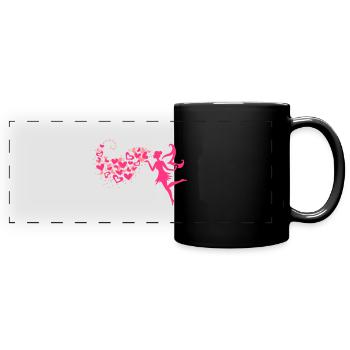 Love Fairy - Full Colour Panoramic Mug - black - Front