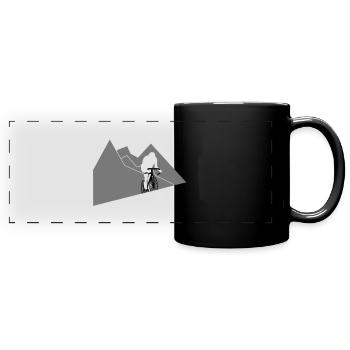 Climber - Full Colour Panoramic Mug - black - Front