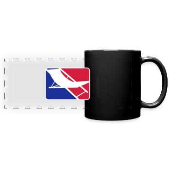 sport logo chaise de plage chaise de plage vacances vacances st - Mug panoramique uni - noir - Devant