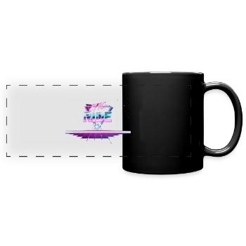 EPIC RIDE INC. - Panorama-Tasse farbig - Schwarz - Vorne