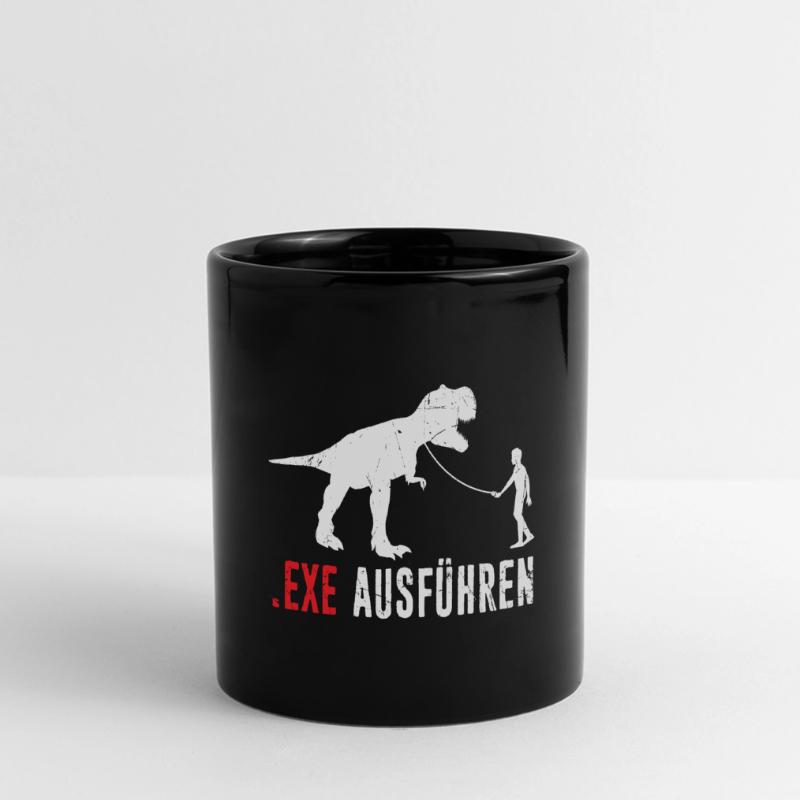 Admin Programmierer ITler Informatiker Spruch EXE Panorama-Tasse farbig