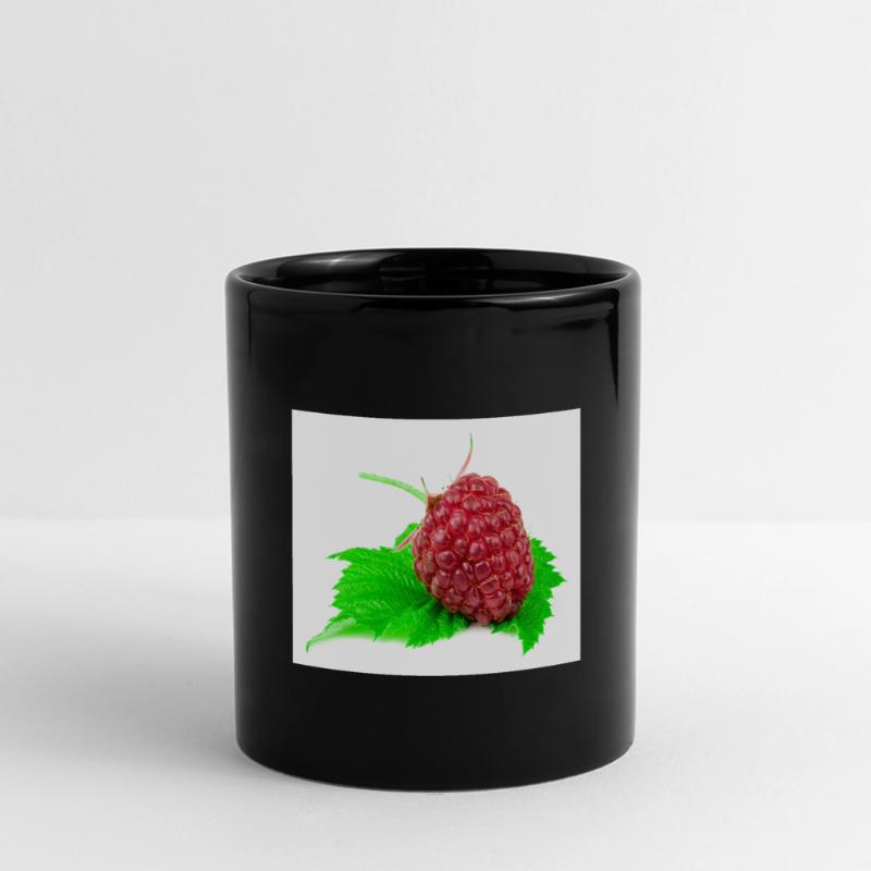 Himbeere. raspberry Panorama-Tasse farbig