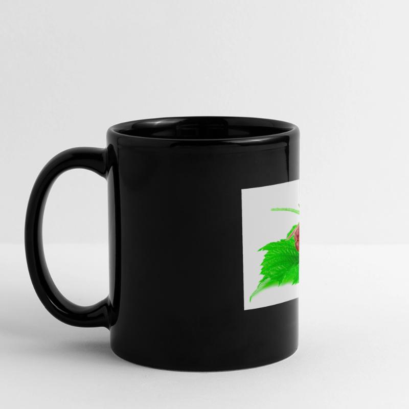 Himbeere. raspberry Panorama-Tasse farbig