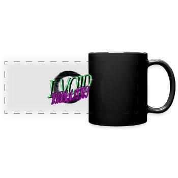 aircraft mechanic baseballcoffeemug - Panorama-Tasse farbig - Schwarz - Vorne
