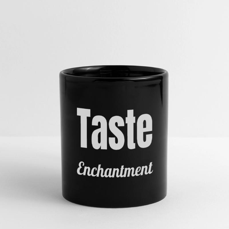 present creating magic statement funny Panorama-Tasse farbig