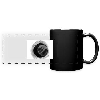 Final eclipse - Full Colour Panoramic Mug - black - Front