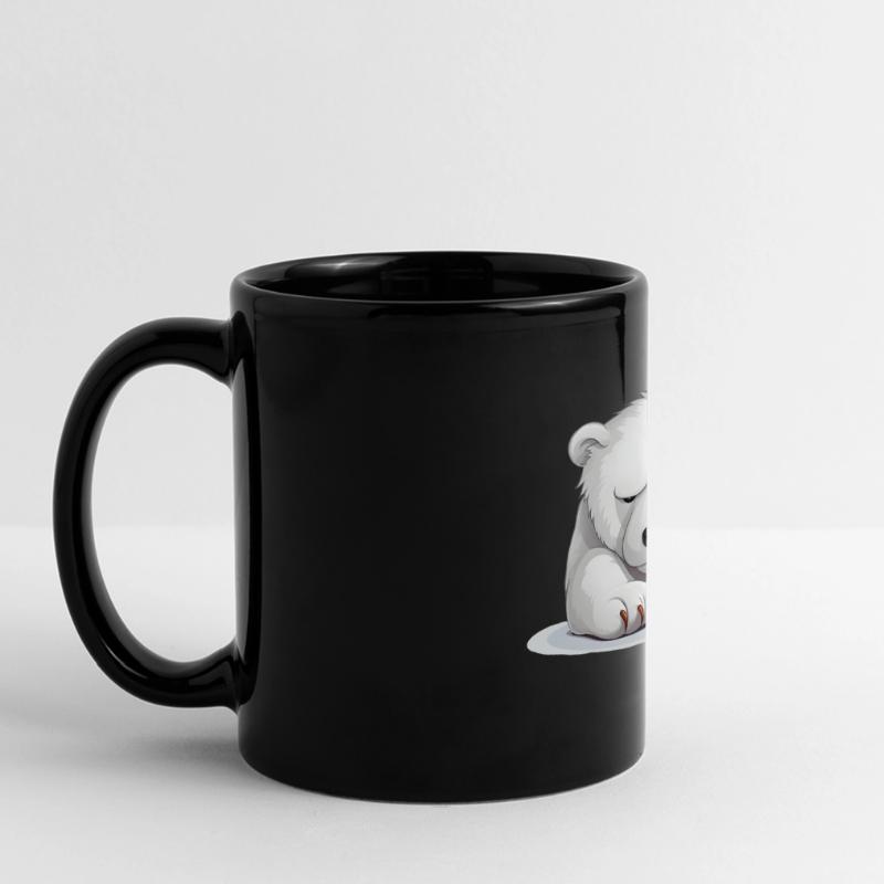 Grumpy Eisbär Panorama-Tasse farbig