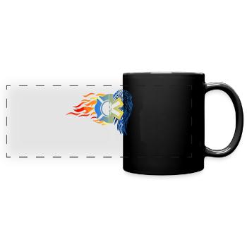 Services d'urgence des ambulanciers paramédicaux - Mug panoramique uni - noir - Devant