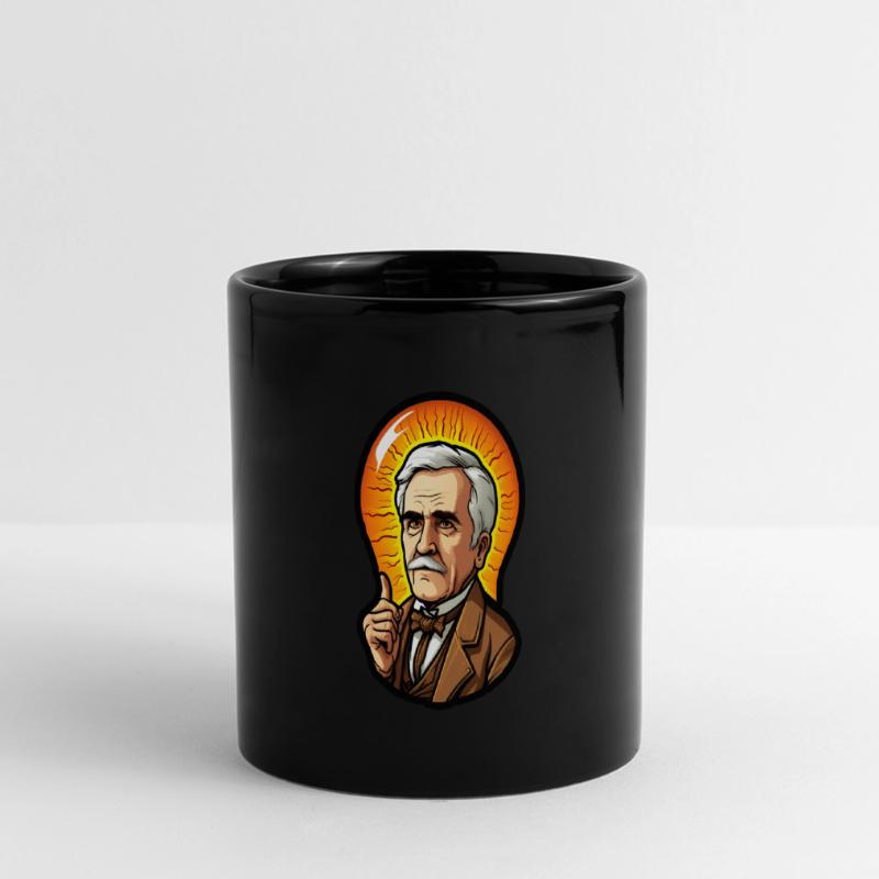 Eddison Light Bulb Physics Electrical Engineering Full Colour Panoramic Mug
