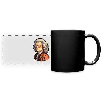 Newton - Panorama-Tasse farbig - Schwarz - Vorne
