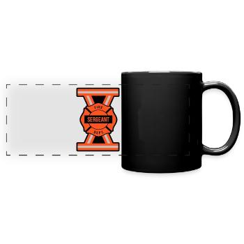 Fire Sergeant - Full Colour Panoramic Mug - black - Front