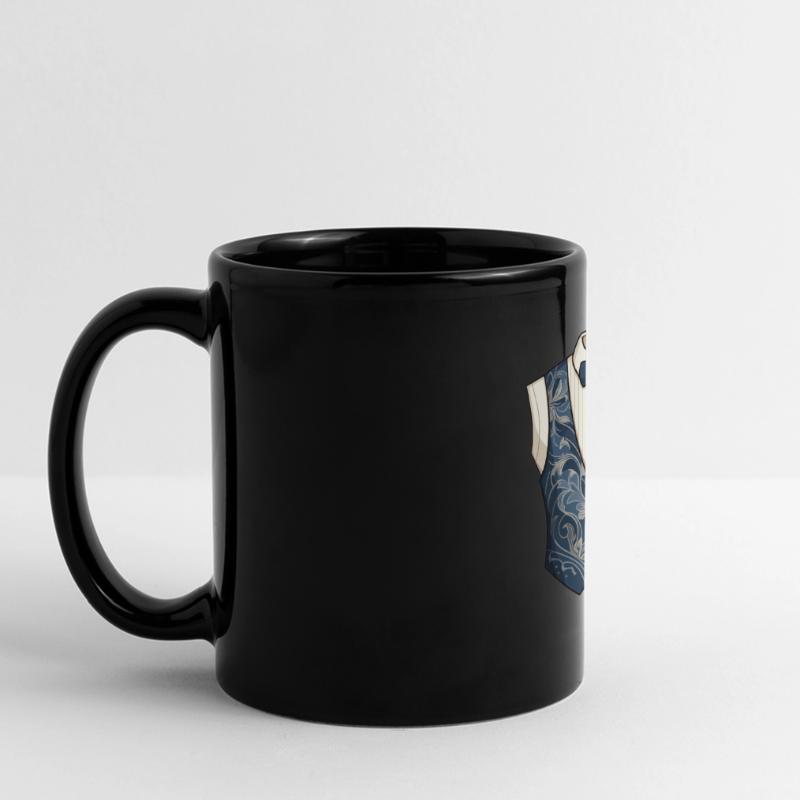 Anzug Ober Kellner Oper Weste Panorama-Tasse farbig
