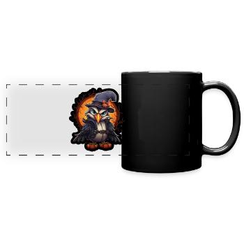 Toucan Halloween - Full Colour Panoramic Mug - black - Front
