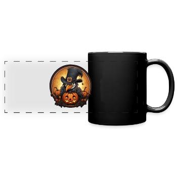 Toucan Halloween - Full Colour Panoramic Mug - black - Front