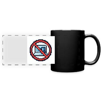 Gadgets zur Vermeidung von Panels - Panorama-Tasse farbig - Schwarz - Vorne