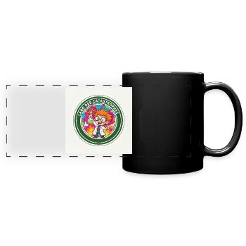 Bunte Katastrophe Labor Wissenschaftlich - Panorama-Tasse farbig - Schwarz - Vorne