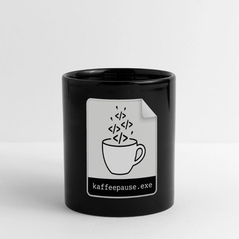 Kaffeepause.exe - IT Programmieren Informatik Code Panorama-Tasse farbig