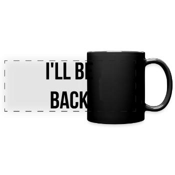 Cinéma / Citation / Série télé / Geek - Mug panoramique uni - noir - Devant