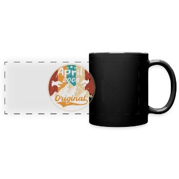 Anniversary April 2008 | Gift April 2008 - Full Colour Panoramic Mug - black - Front