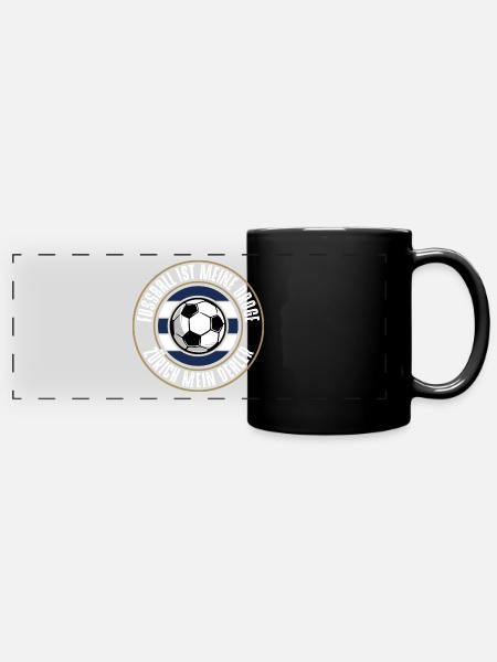Züri - Panorama-Tasse farbig - Schwarz