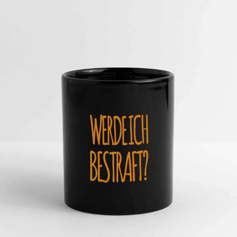 welche Strafe wird es werden? Panorama-Tasse farbig