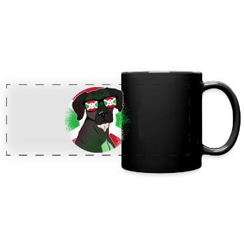 Burundi - Panorama-Tasse farbig - Schwarz - Vorne