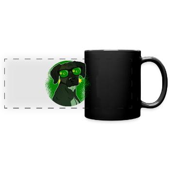 Cocos Islands - Full Colour Panoramic Mug - black - Front