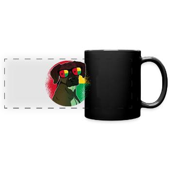 Guinea Bissau - Full Colour Panoramic Mug - black - Front