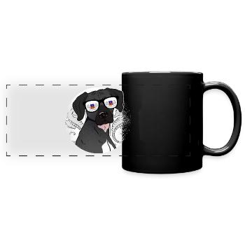 Mayotte - Full Colour Panoramic Mug - black - Front