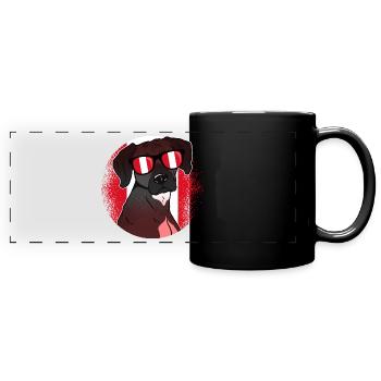 Peru - Full Colour Panoramic Mug - black - Front