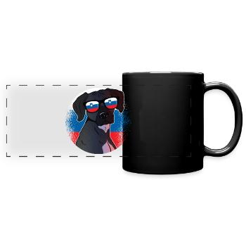 Slovenia - Full Colour Panoramic Mug - black - Front