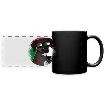 Sudan - Full Colour Panoramic Mug - black - Front