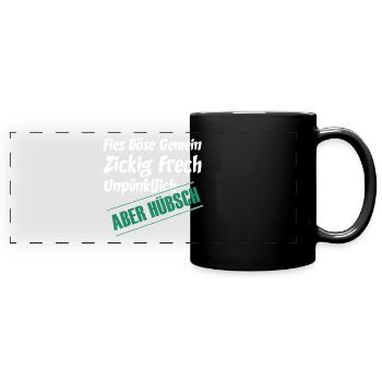 Impudent - Full Colour Panoramic Mug - black - Front
