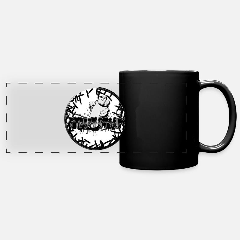 Steet Style - Full Colour Panoramic Mug - black