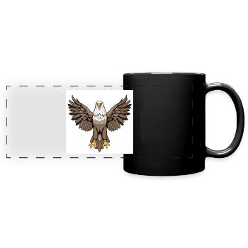 Aigle - Mug panoramique uni - noir - Devant