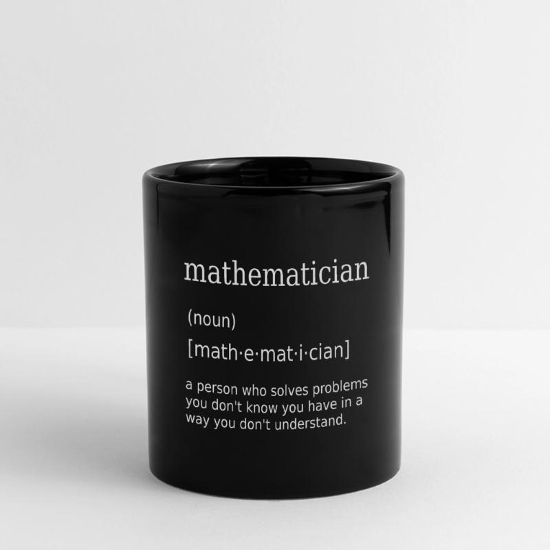 Mathématicien Math Math Nerd Professeur de mathématiques Mug panoramique uni
