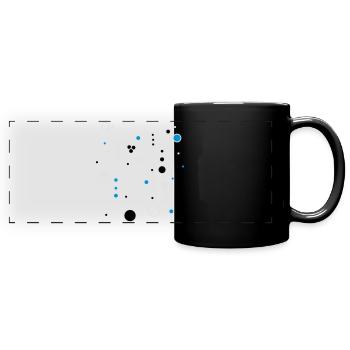 bubbles - Full Colour Panoramic Mug - black - Front