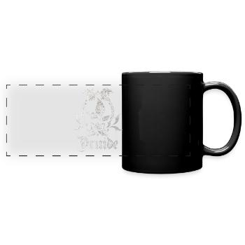 Druid Tabletop RPG T-Shirt - Full Colour Panoramic Mug - black - Front