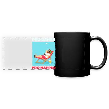 Conception de détente pour joueurs professionnels - Mug panoramique uni - noir - Devant