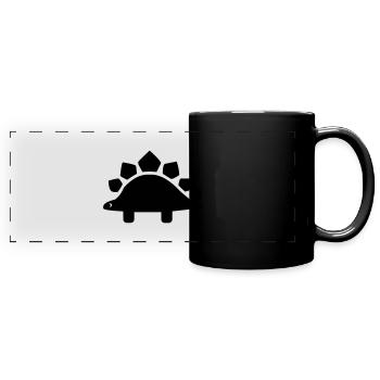 dino - Panorama-Tasse farbig - Schwarz - Vorne
