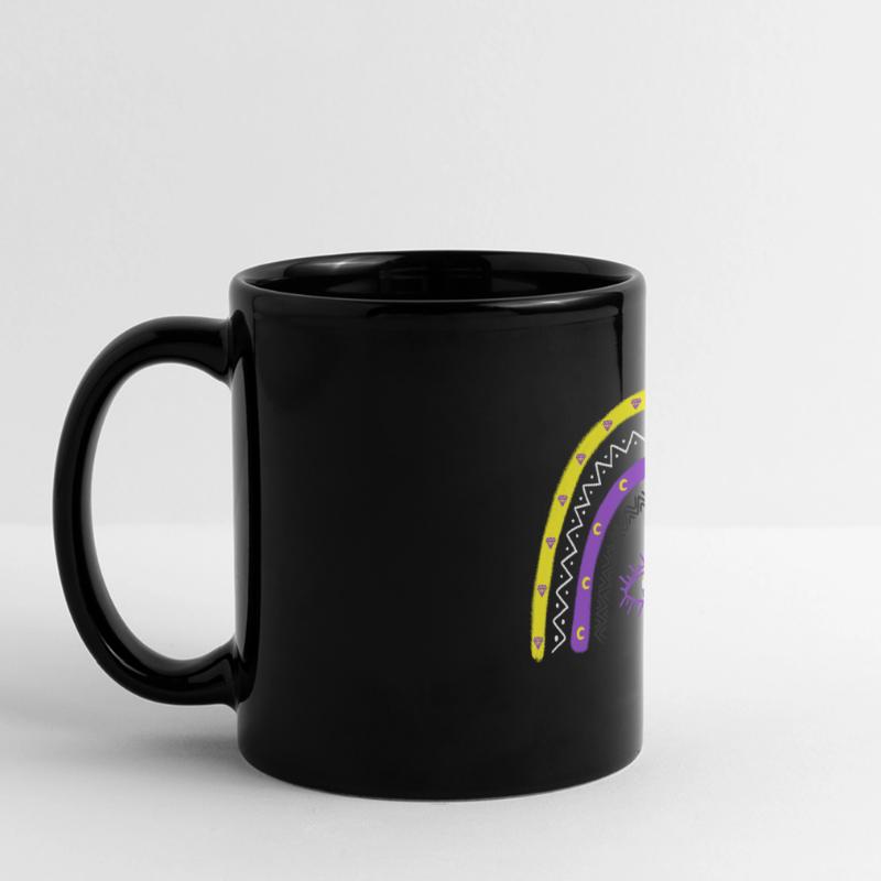 LGBTQ Nonbinary Rainbow Nonbinary Pride Full Colour Panoramic Mug