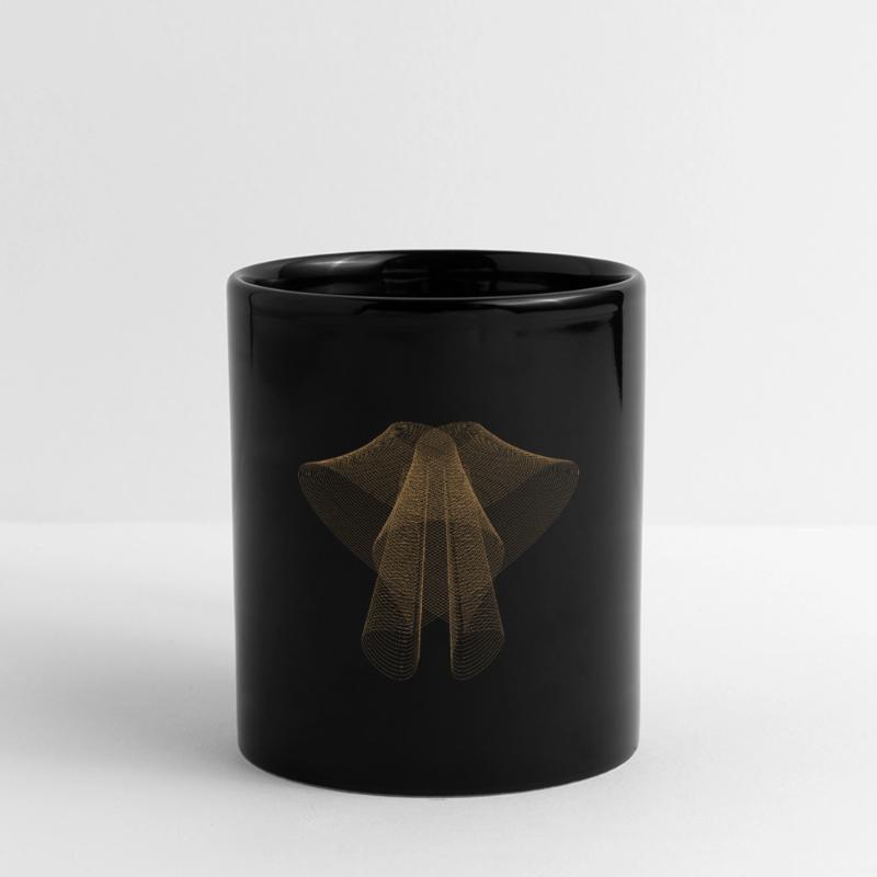 Conception de points abstraits Mug panoramique uni