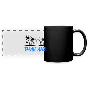 Thaïlande - Mug panoramique uni - noir - Devant