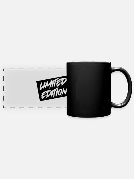 limited edition - Panorama-Tasse farbig - Schwarz